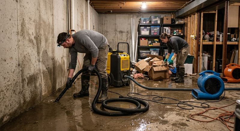 Basement Water Cleanup in Chandler, AZ