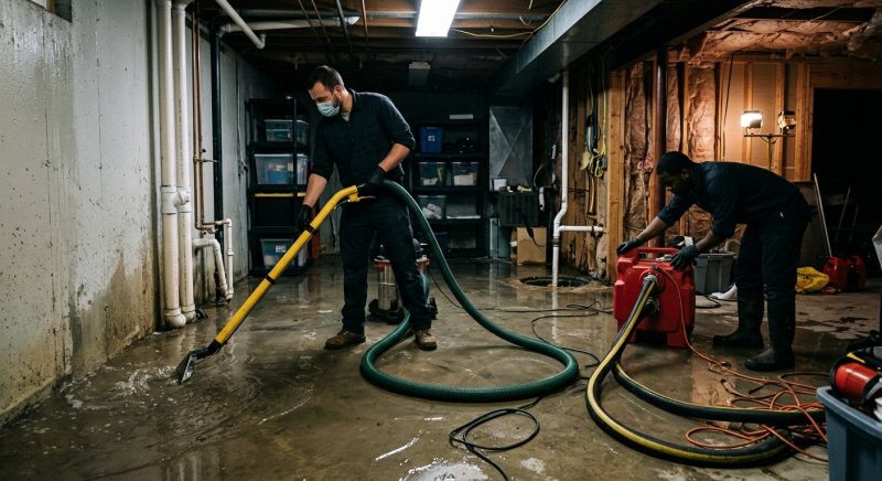 Basement Water Cleanup in Phoenix, AZ