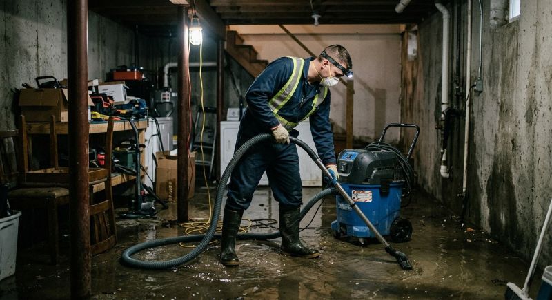 Basement Water Mitigation in Scottsdale, AZ
