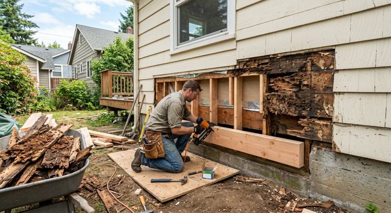 Dry Rot Repair in Overland Park, KS