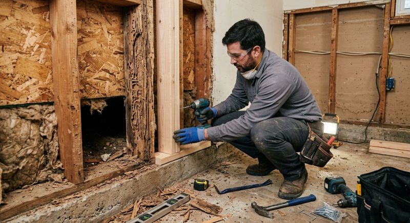 Termite Damage Repair Service in Kansas City, KS