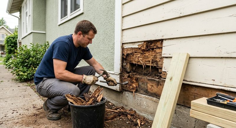 Wood Rot Repair in Conroe, TX